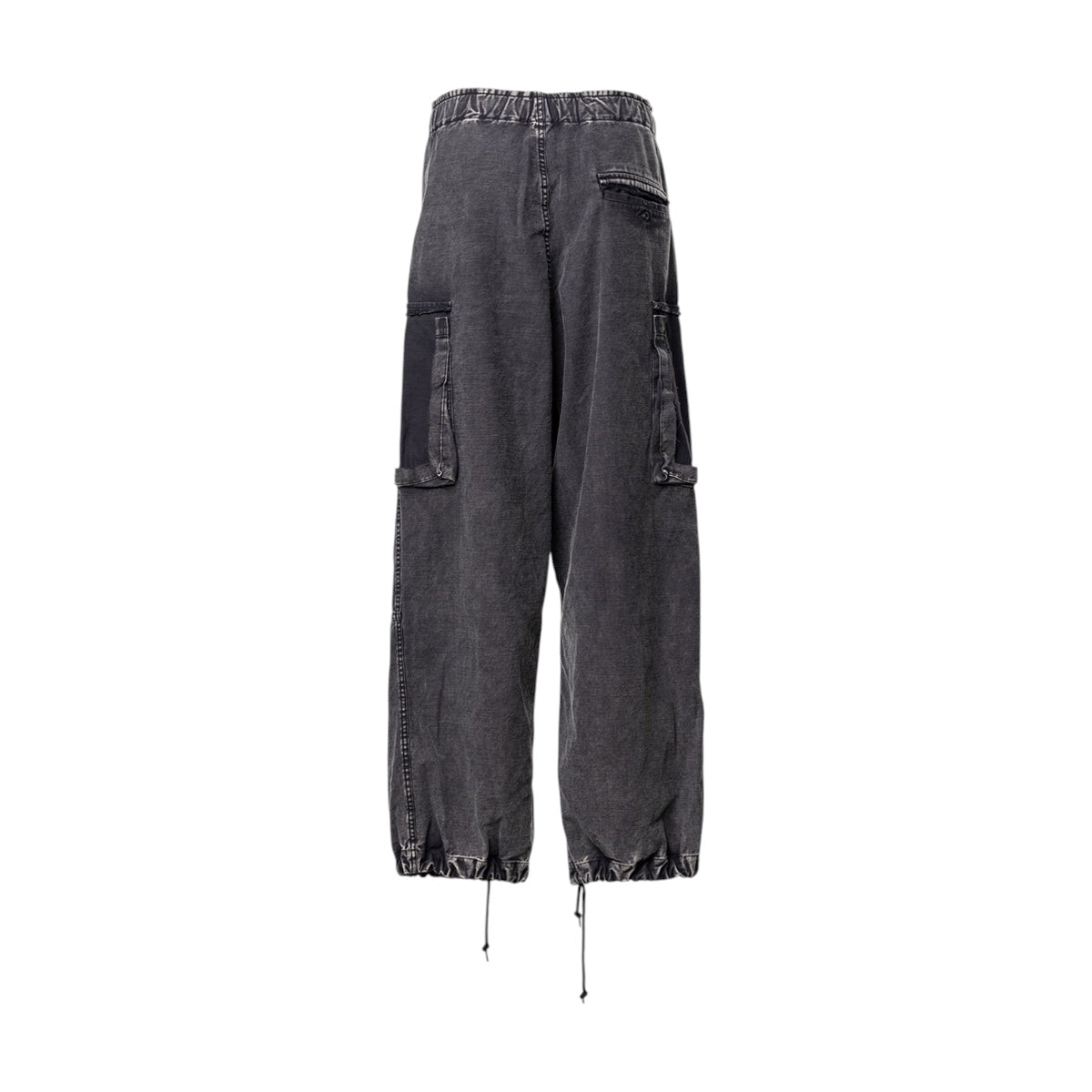 MAISON MIHARA YASUHIRO]Cotton Satin Cargo Pants/BLACK(J16PT172