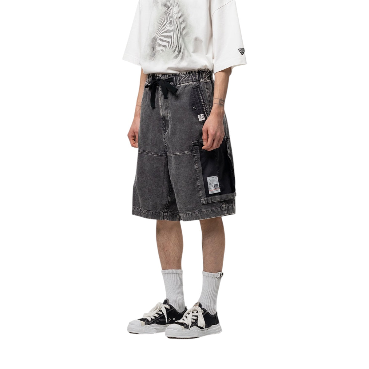 Maison MIHARA YASUHIRO]Cotton Satin Cargo Shorts (J16PT173) – R&Co.