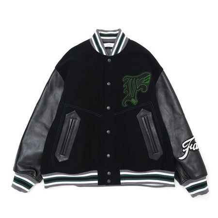 [FACETASM]PATCHED STADIUM JACKET/BLACK(KR-JK-M02)