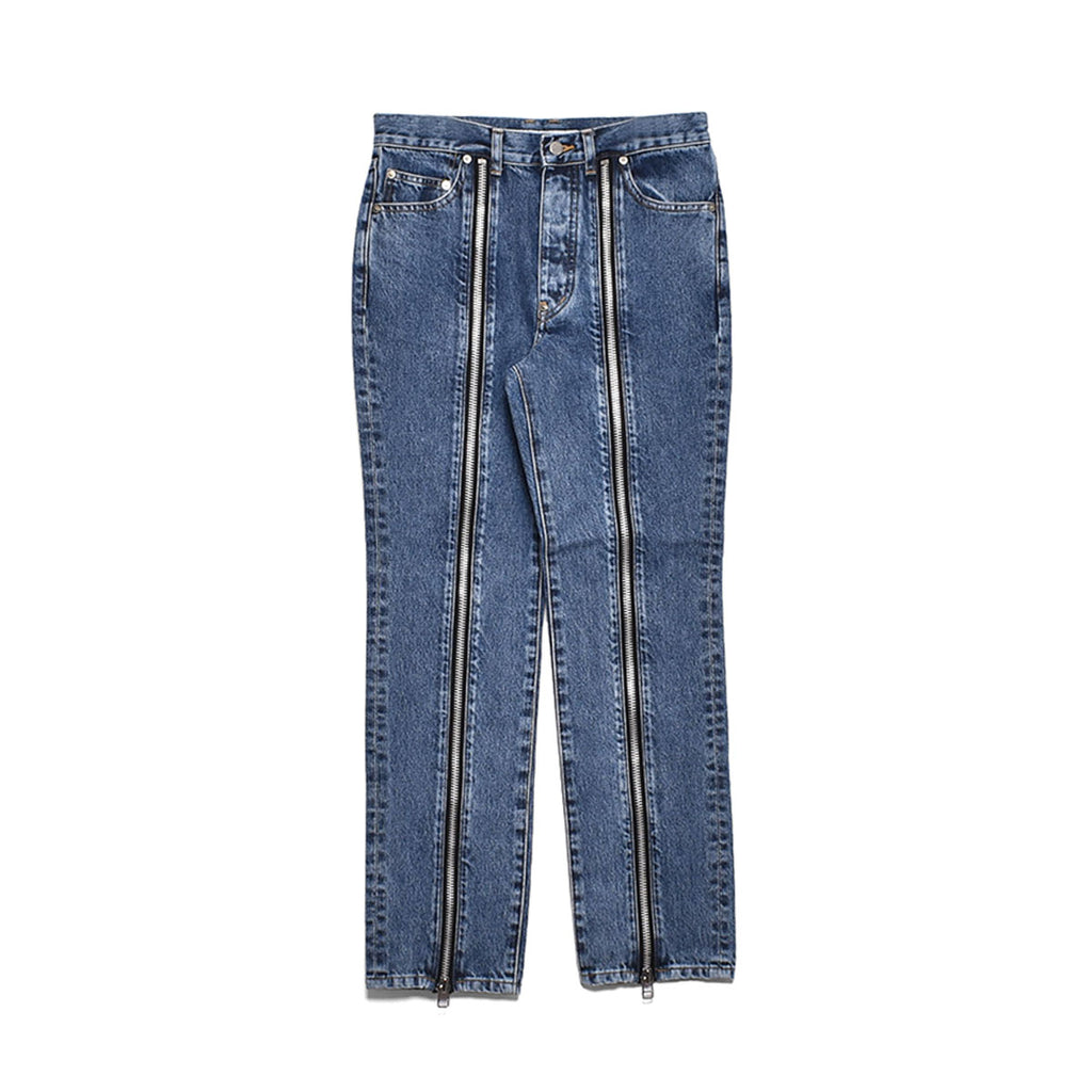 JOHNLAWRENCESULLIVAN]WASHED DENIM ZIPPED PANTS/INDIGO(JLS-02-20 