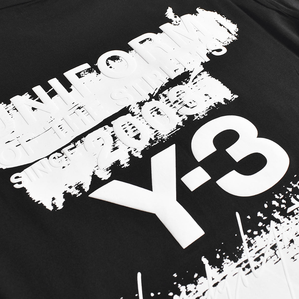 Y-3]U GFX SS TEE/BLACK(JN4879) – R&Co.