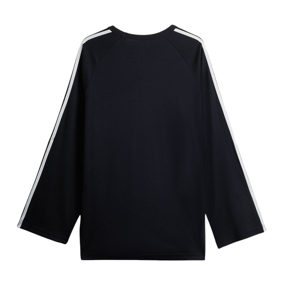 Y-3]LONG SLEEVE TEE 3-STRIPES/BLACK(JW7351) – R&Co.