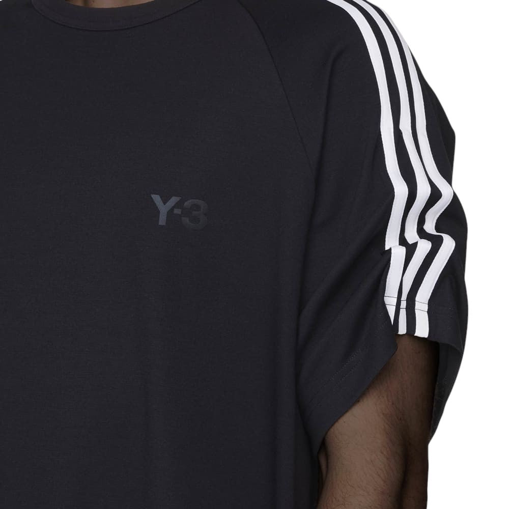 [Y-3]SHORT SLEEVE TEE 3-STRIPES/BLACK(JW7352)