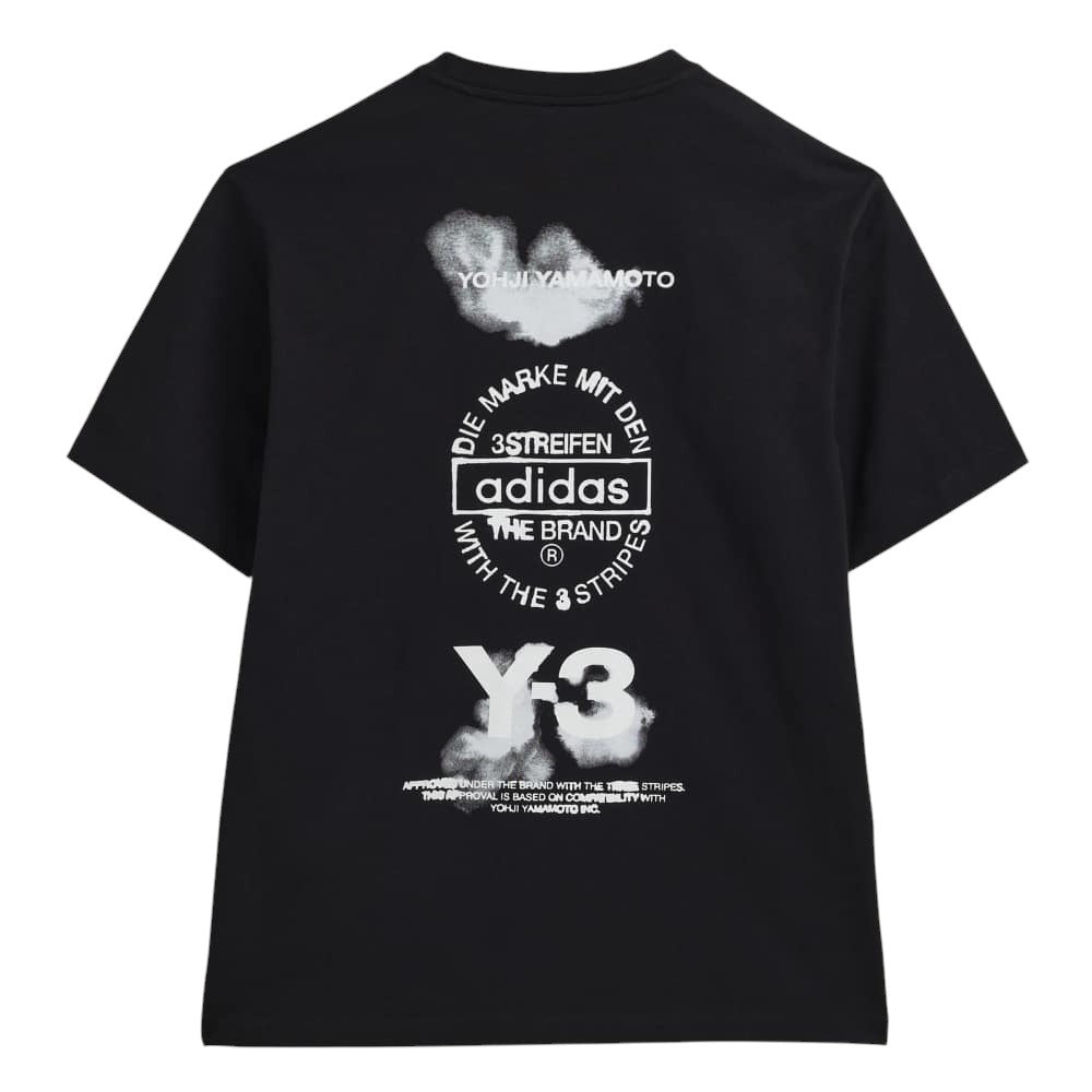 Y-3]GRAPHIC SHORT SLEEVE TEE/BLACK(JX4745) – R&Co