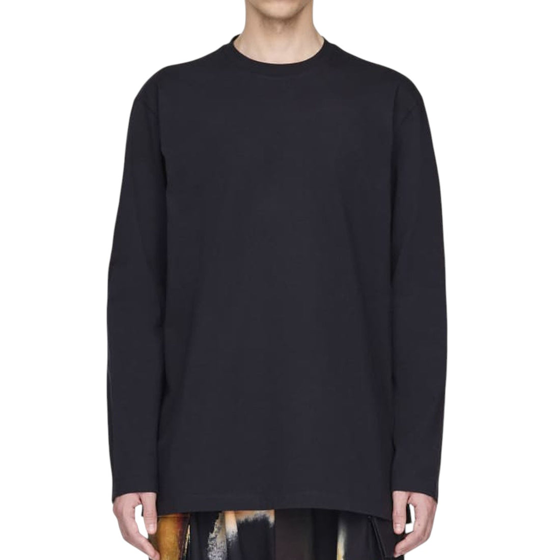 [Y-3]GRAPHIC LONG SLEEVE TEE/BLACK(JX4747)