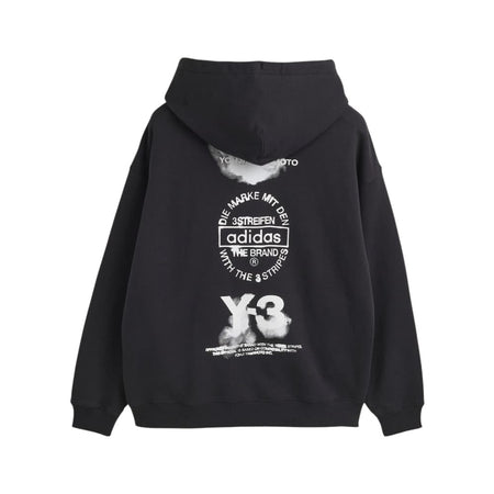 [Y-3]GRAPHIC HOODIE/BLACK(JX4748)