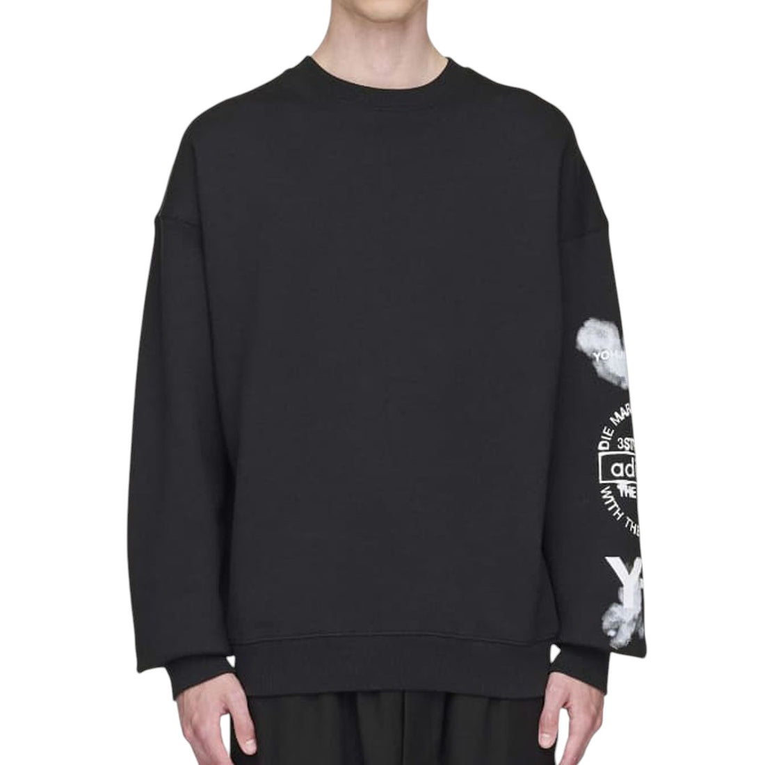 [Y-3]GRAPHIC CREW SWEAT/BLACK(JX4749)