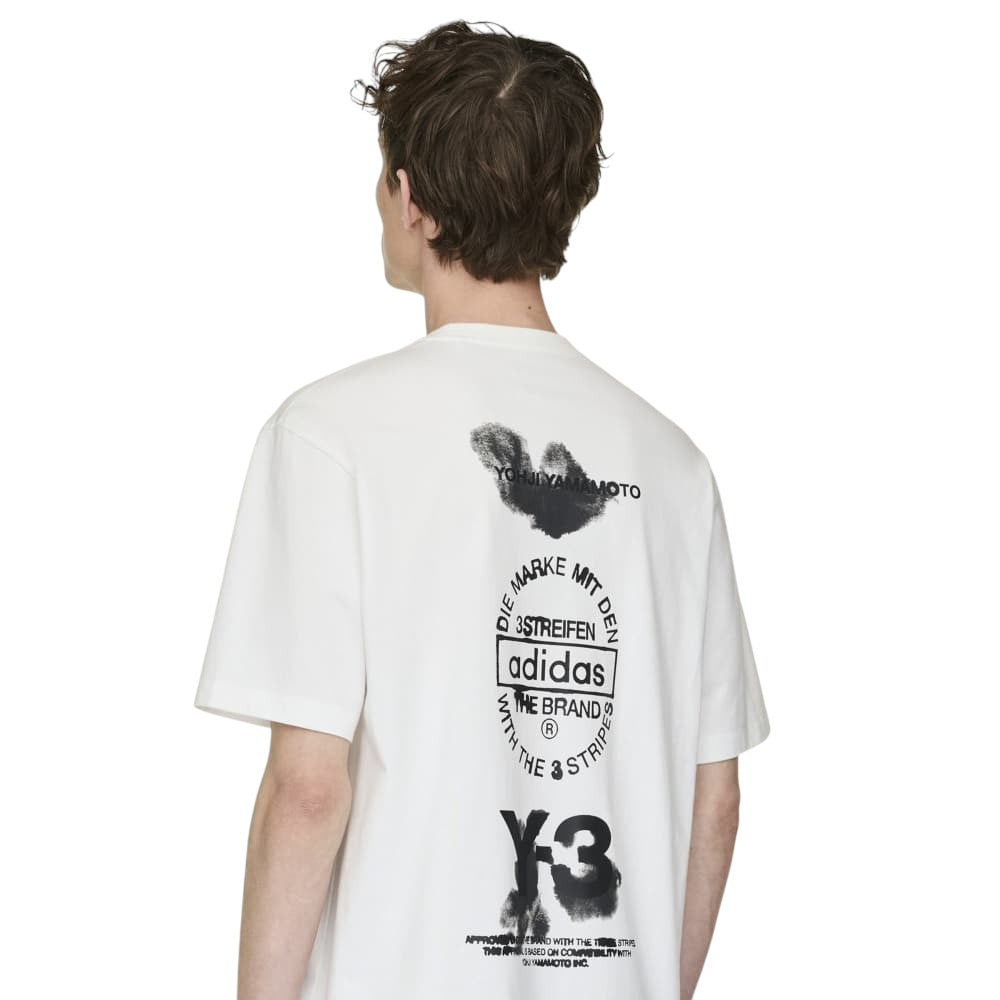 Y-3]GRAPHIC SHORT SLEEVE TEE/WHITE(JZ0712) – R&Co.