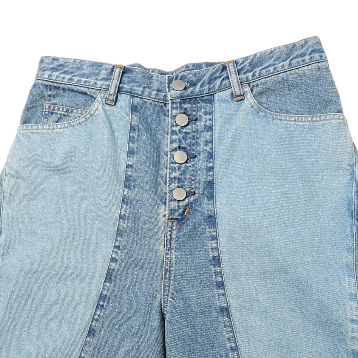 Jieda switching over denim pants size1