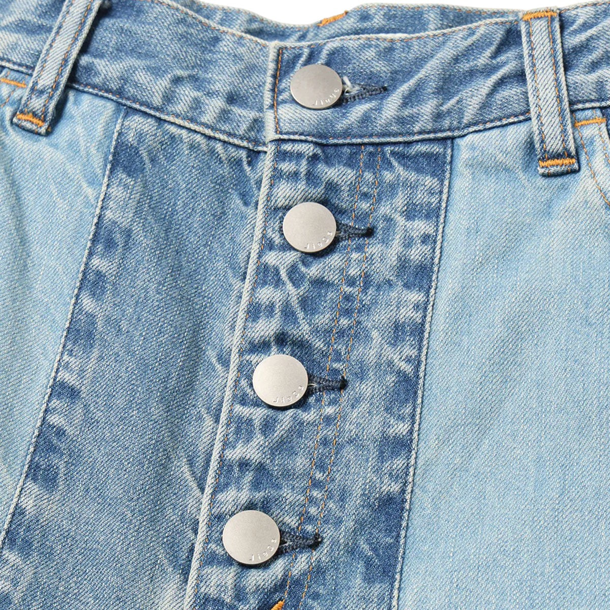 Jieda SWITCHING OVER DENIM PANTS - JIEDA - SWITCHING OVER DENIM 