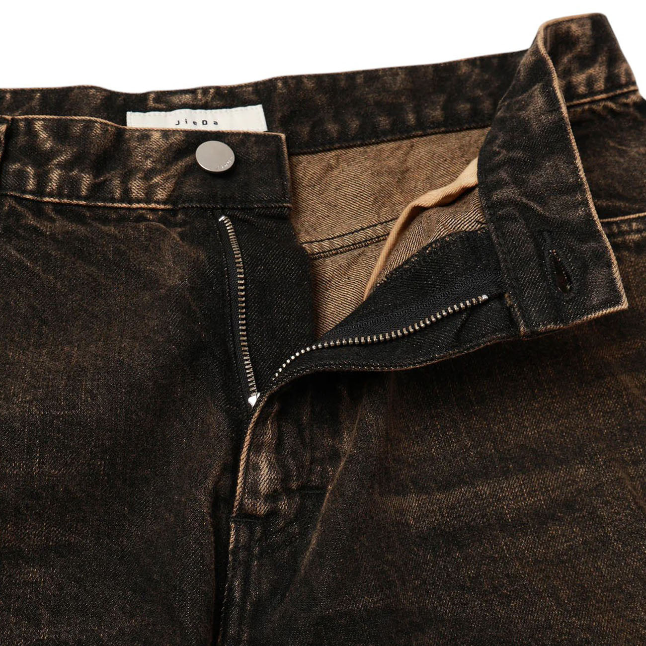 JieDa]DRAPE OVER DENIM PANTS/BLACK(Jie-25S-PT03-A) – R&Co.