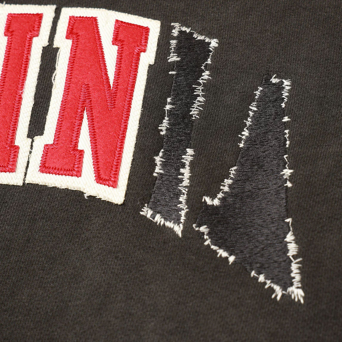 [JieDa]VIRGINIA DAMAGE SWEAT/BLACK(Jie-25W-CT12)