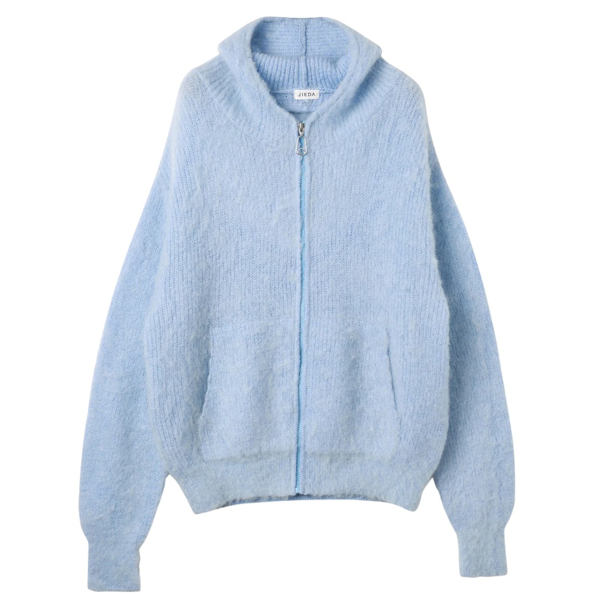 JieDa]MOHAIR ZIP HOODIE/SAX(Jie-25W-KN03) – R&Co.