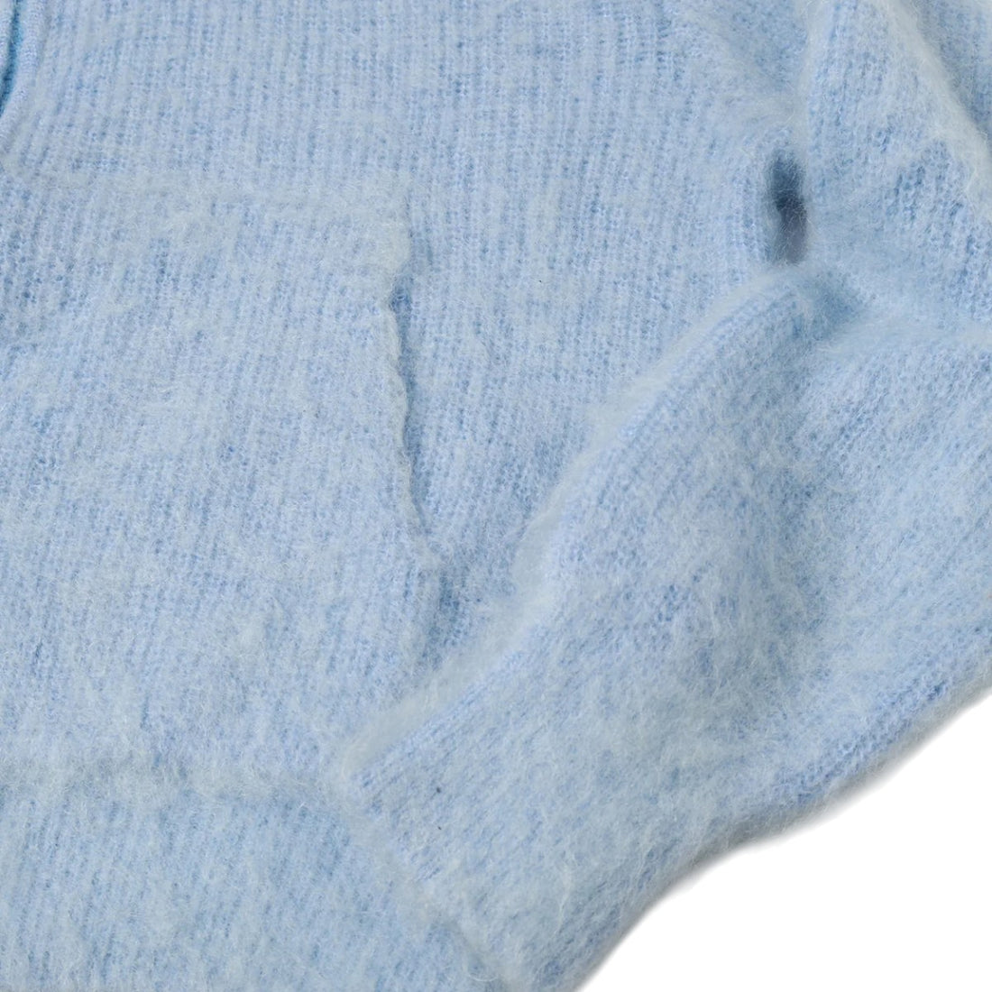 [JieDa]MOHAIR ZIP HOODIE/SAX(Jie-25W-KN03)