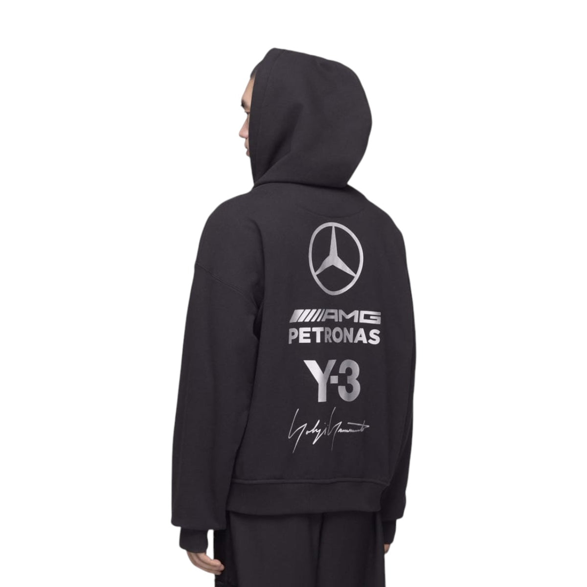 Y-3]Y-3 MERCEDES - AMG PETRONAS FORMULA 1 TEAM ZIP HOODIE/BLACK