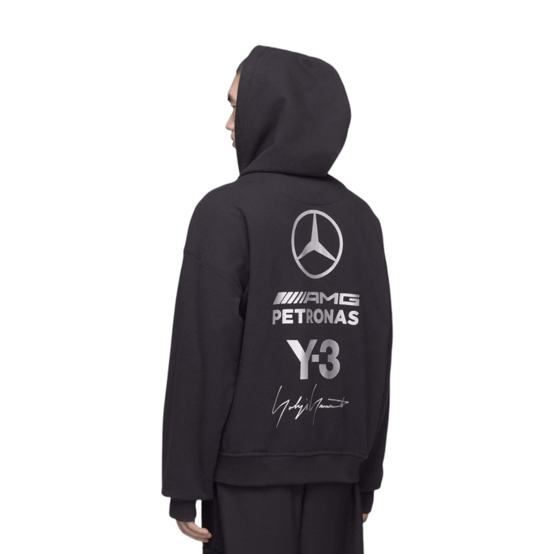 [Y-3]Y-3 MERCEDES - AMG PETRONAS FORMULA 1 TEAM ZIP HOODIE/BLACK(KR2242)