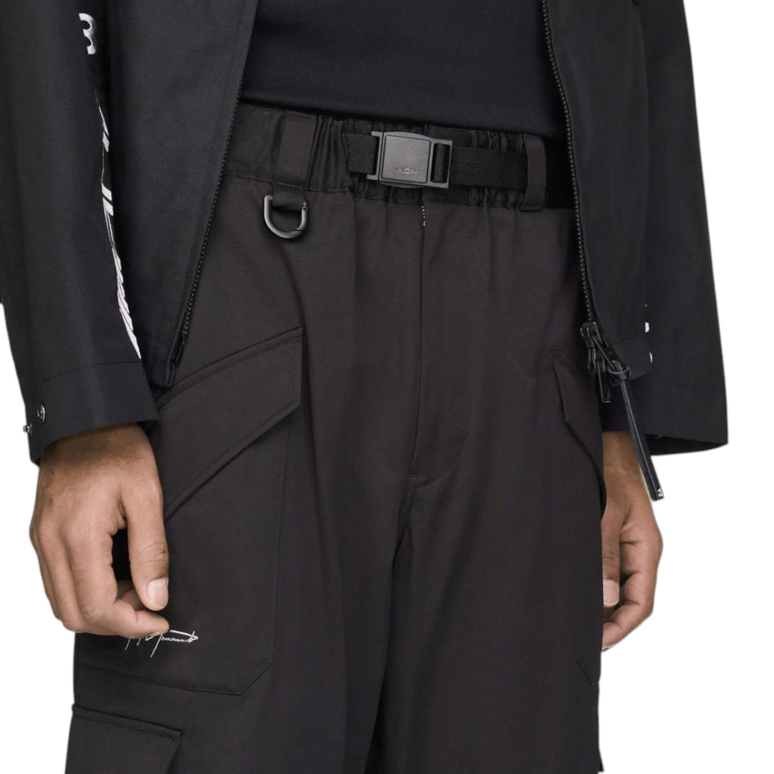 [Y-3]Y-3 MERCEDES - AMG PETRONAS FORMULA 1 TEAM CARGO PANTS/BLACK(KR2378)
