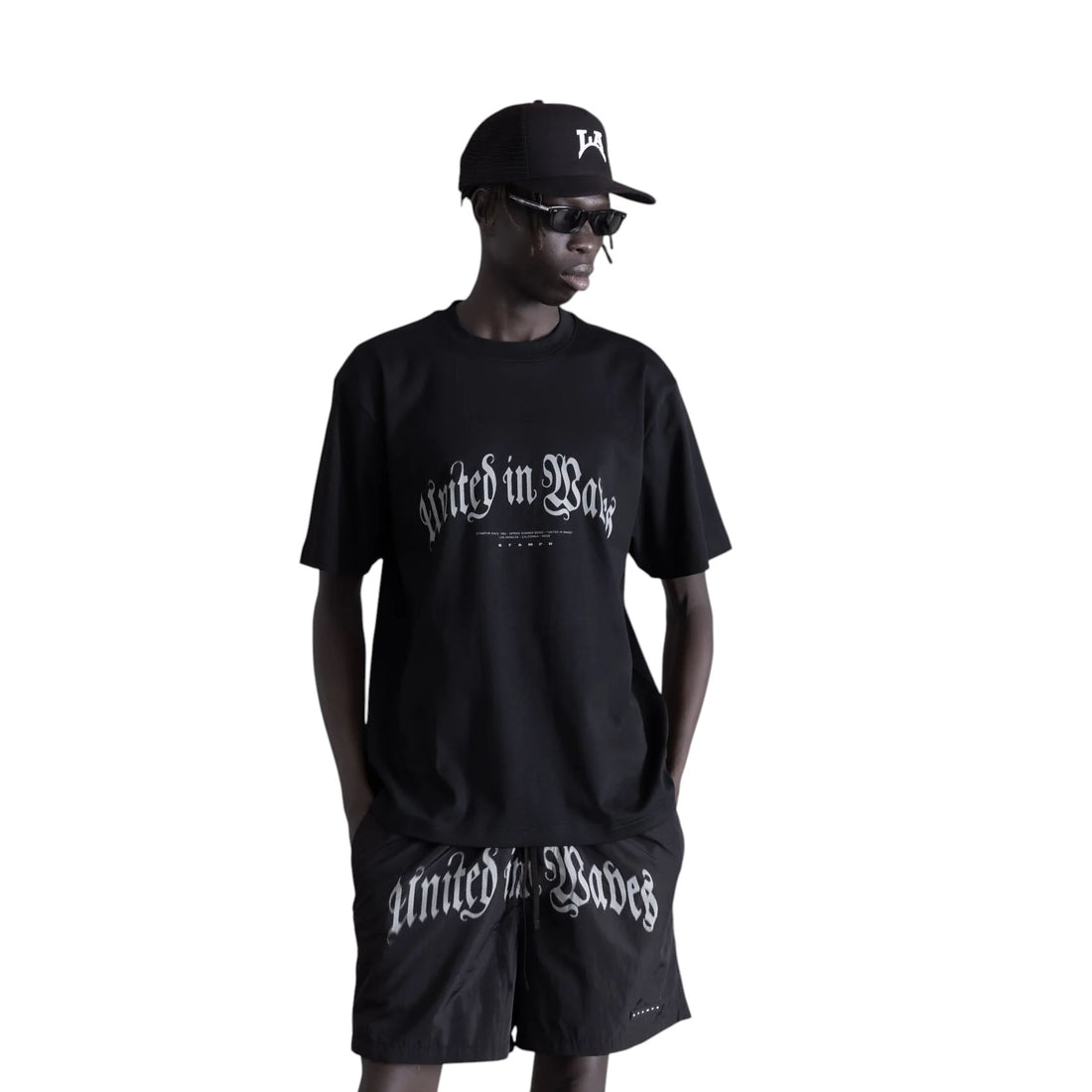 [STAMPD]United in Waves Relaxed Tee/BLACK(M3861TE)