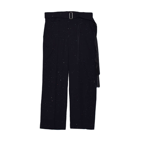 [Midorikawa]SEQUINS WOOL BELTED SLACKS(MID26AW-PT02A)