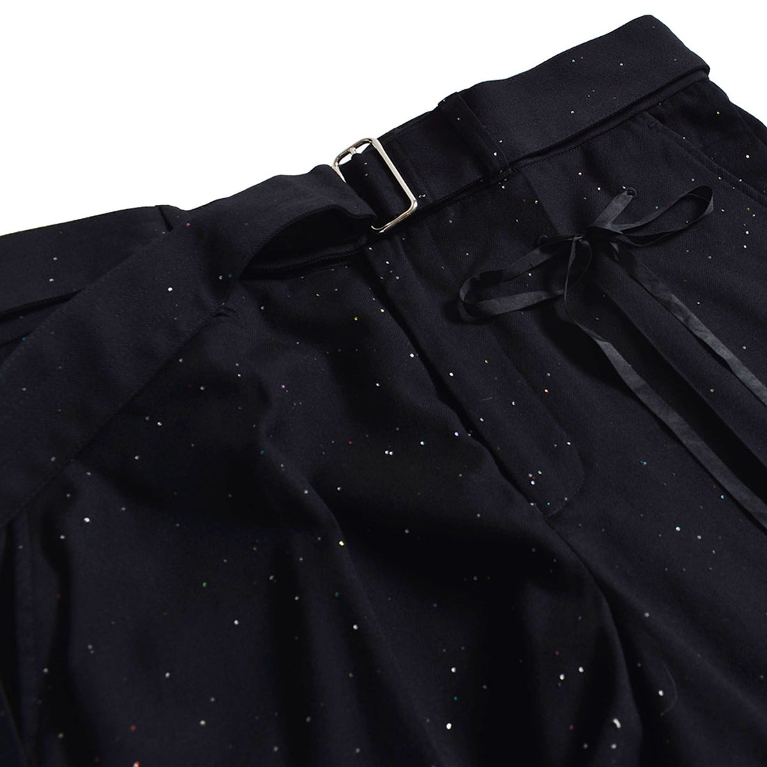 [Midorikawa]SEQUINS WOOL BELTED SLACKS(MID26AW-PT02A)