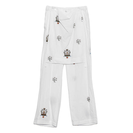 [Midorikawa]EMBROIDERY APRON PANTS(MID26AW-PT07)