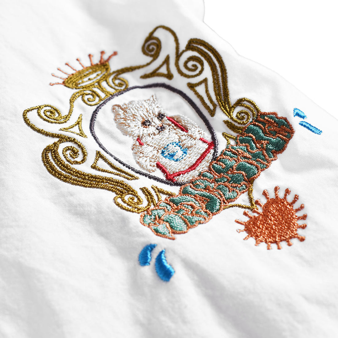 [Midorikawa]EMBROIDERY SHIRT DRIZZLER(MID26AW-SH05)