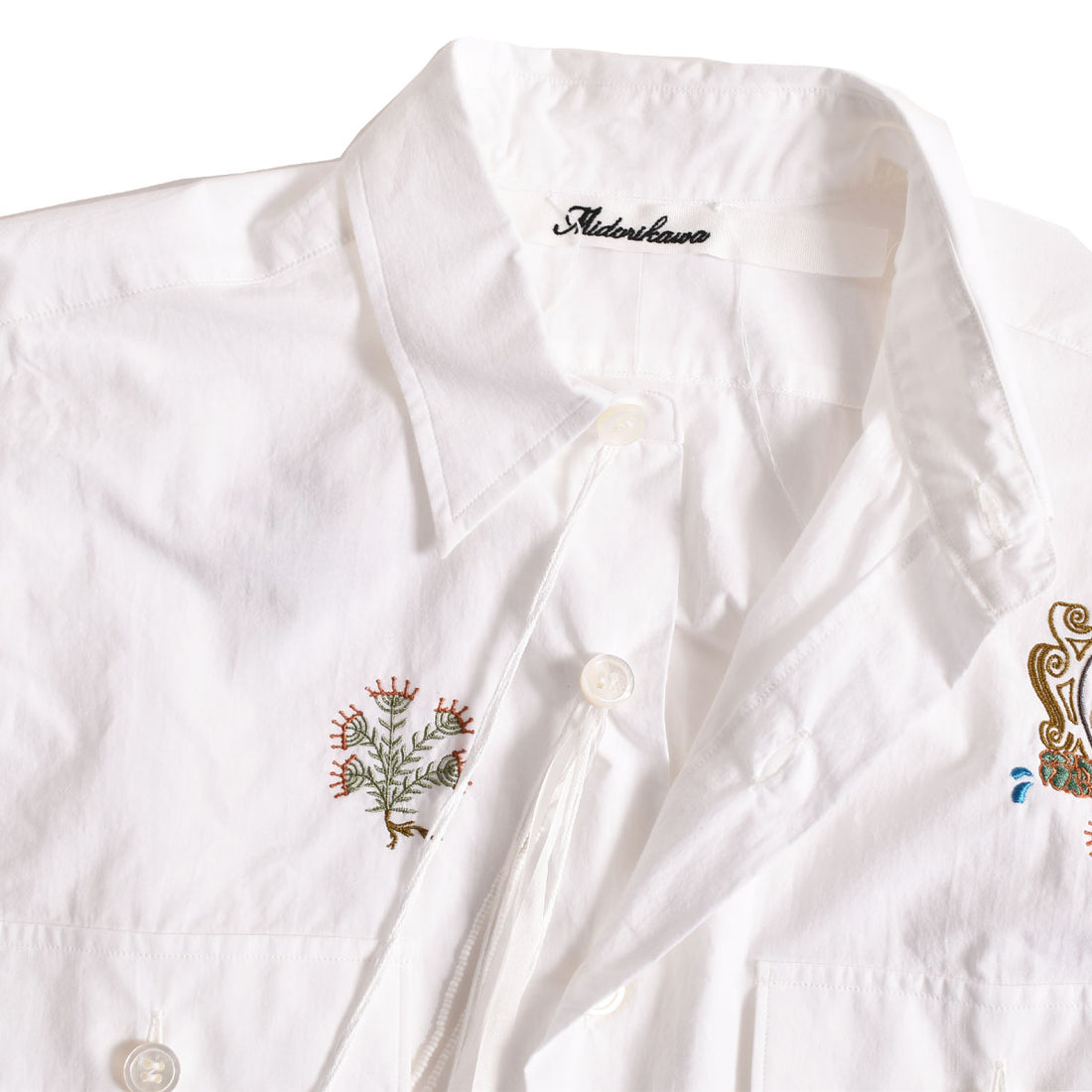 [Midorikawa]EMBROIDERY BASIC SHIRT(MID26AW-SH06)