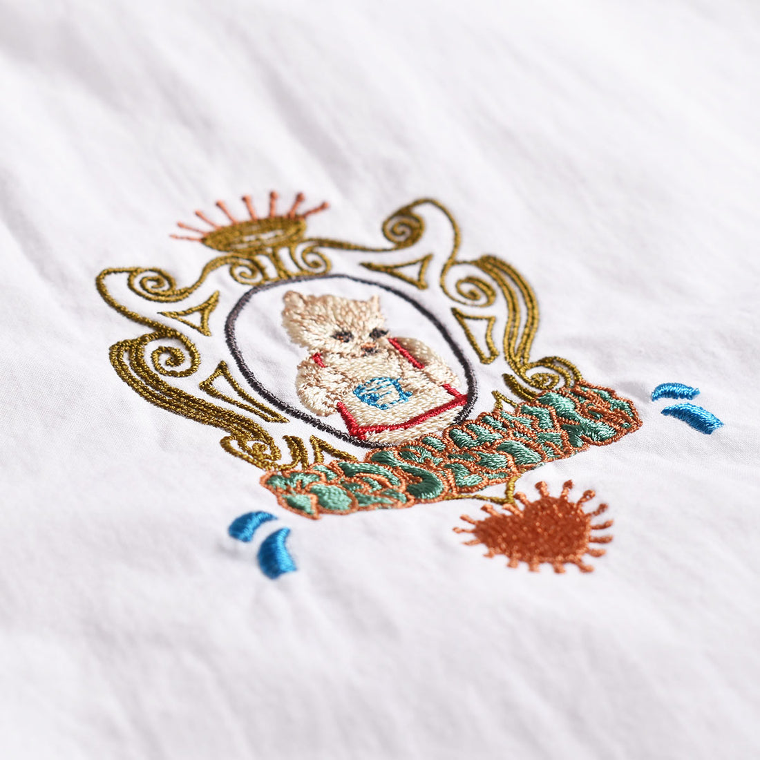 [Midorikawa]EMBROIDERY BASIC SHIRT(MID26AW-SH06)