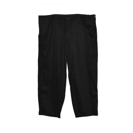 [Y's for men]GARMENT DYED CLASSIC DRAWSTRING PANTS/BLACK(MJ-P12-510)