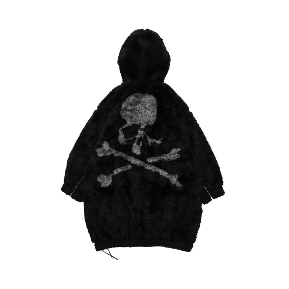 mastermind JAPAN]MJ POLAR BEAR LONG ZIP-UP HOODIE/BLACK(MJ25E15