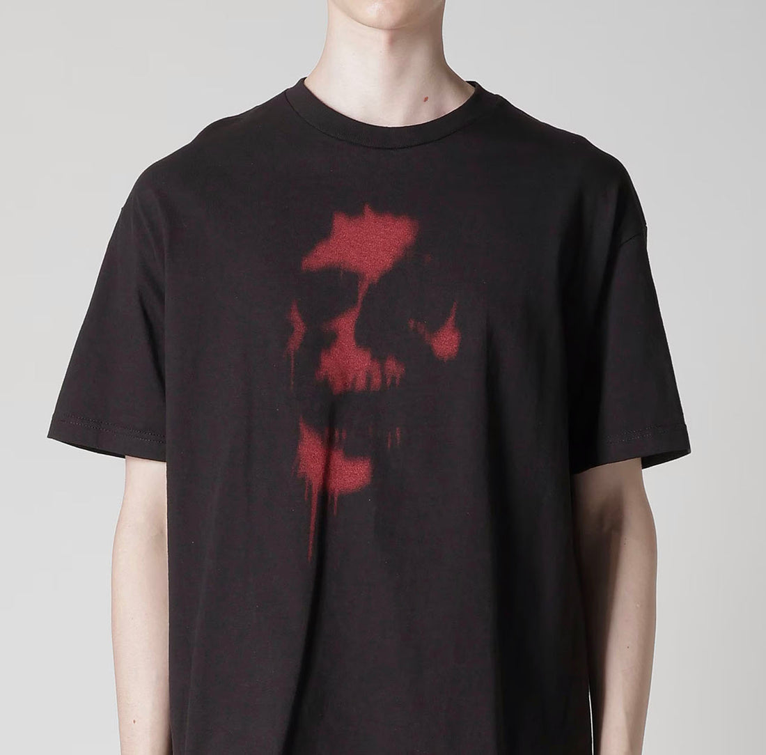 [MASSES × Y's for men]ROUND NECK SHORT SLEEVE T A Ys/BLACK(ML-T70-990-2A25)