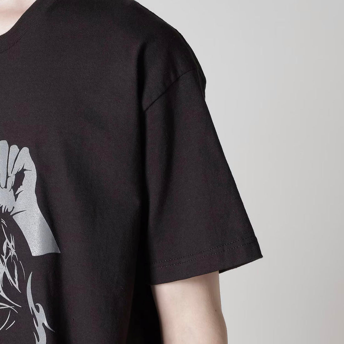 [MASSES × Y's for men]ROUND NECK SHORT SLEEVE T B Ys/BLACK(ML-T71-990-2A25)