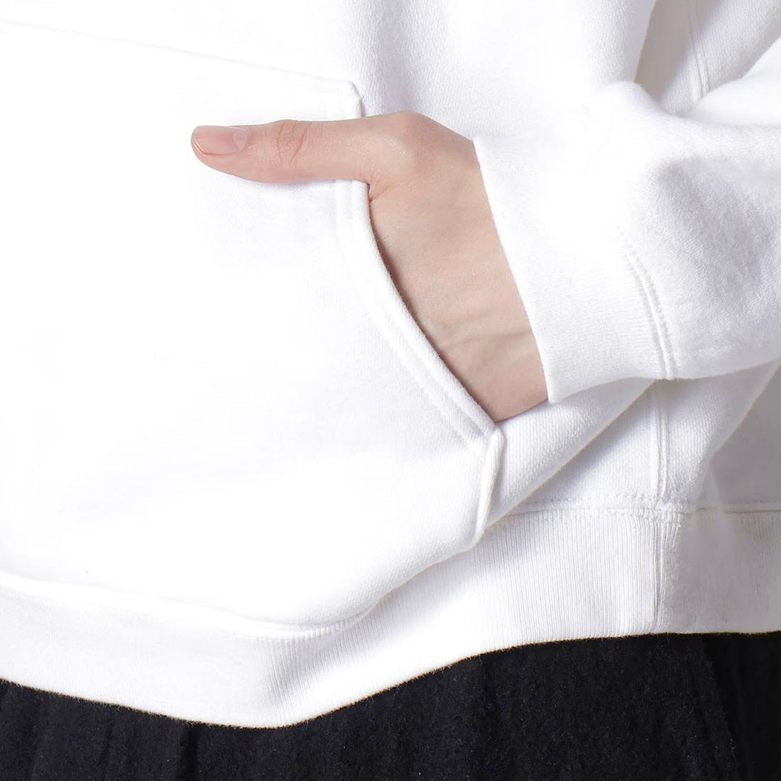 [MASSES × Y's for men]HOODED PT A Ys/WHITE(ML-T78-991-1A25)