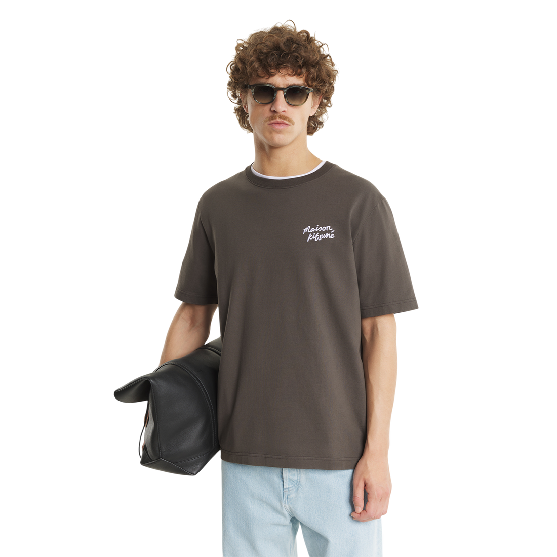 [MAISON KITSUNE] ハンドライティング コンフォート Tシャツ (MM00126KJ7025)