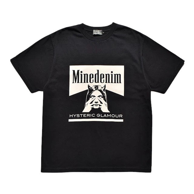 HYSTERIC GLAMOUR×MINEDENIM]Graphic T-Shirts/BLACK(MND-HYS005) – R&Co