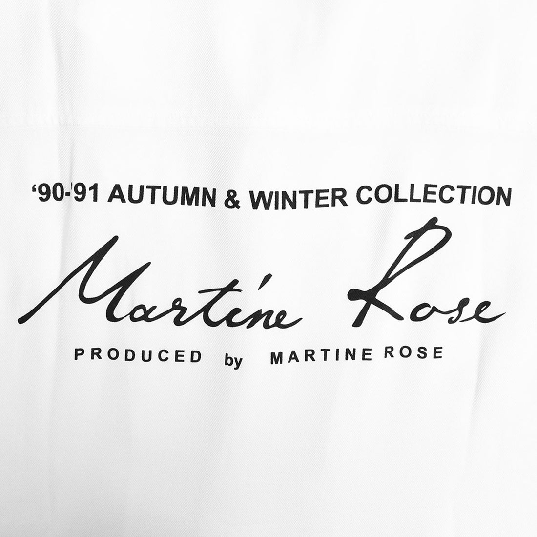 [Martine Rose]BOXY HAWAIIAN SHIRT/WHITE(MRSS24-439A)