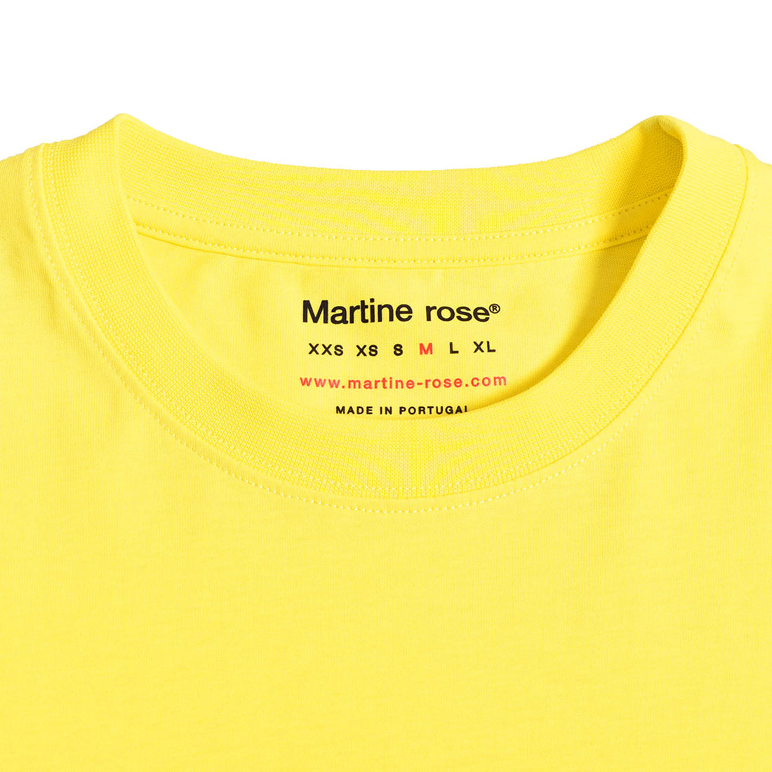[Martine Rose]CLASSIC T-SHIRT/YELLOW(MRSS24-603A)