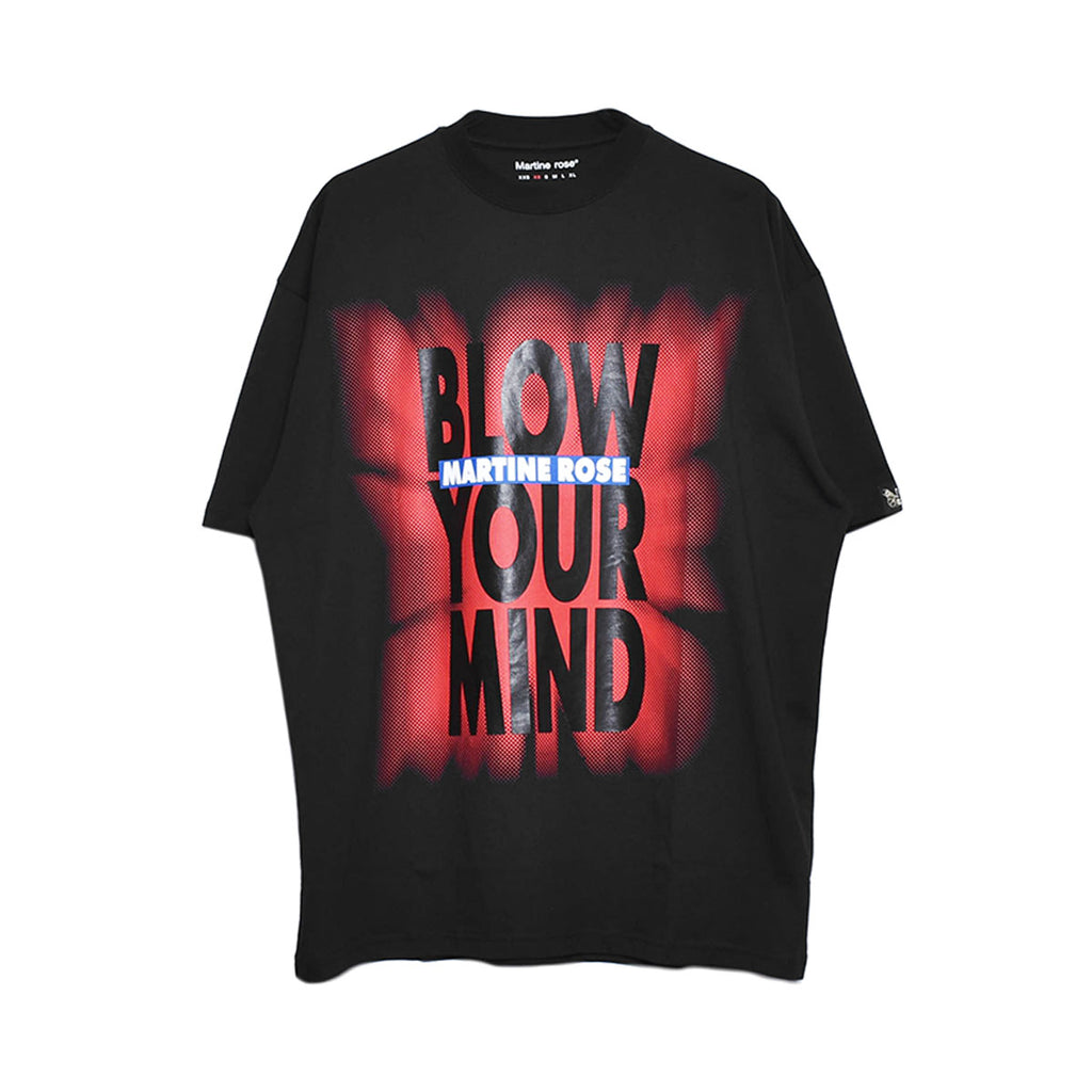 MARTINE ROSE BLACK ROSE CLASSIC T-SHIRT | IAMNUE ROSE MARTINE ブラック Tシャツ 24SS XL