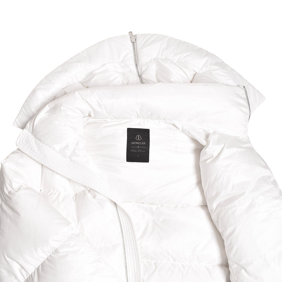 Moncler + Rick Owens]HOODED CYCLOPIC COAT/WHITE