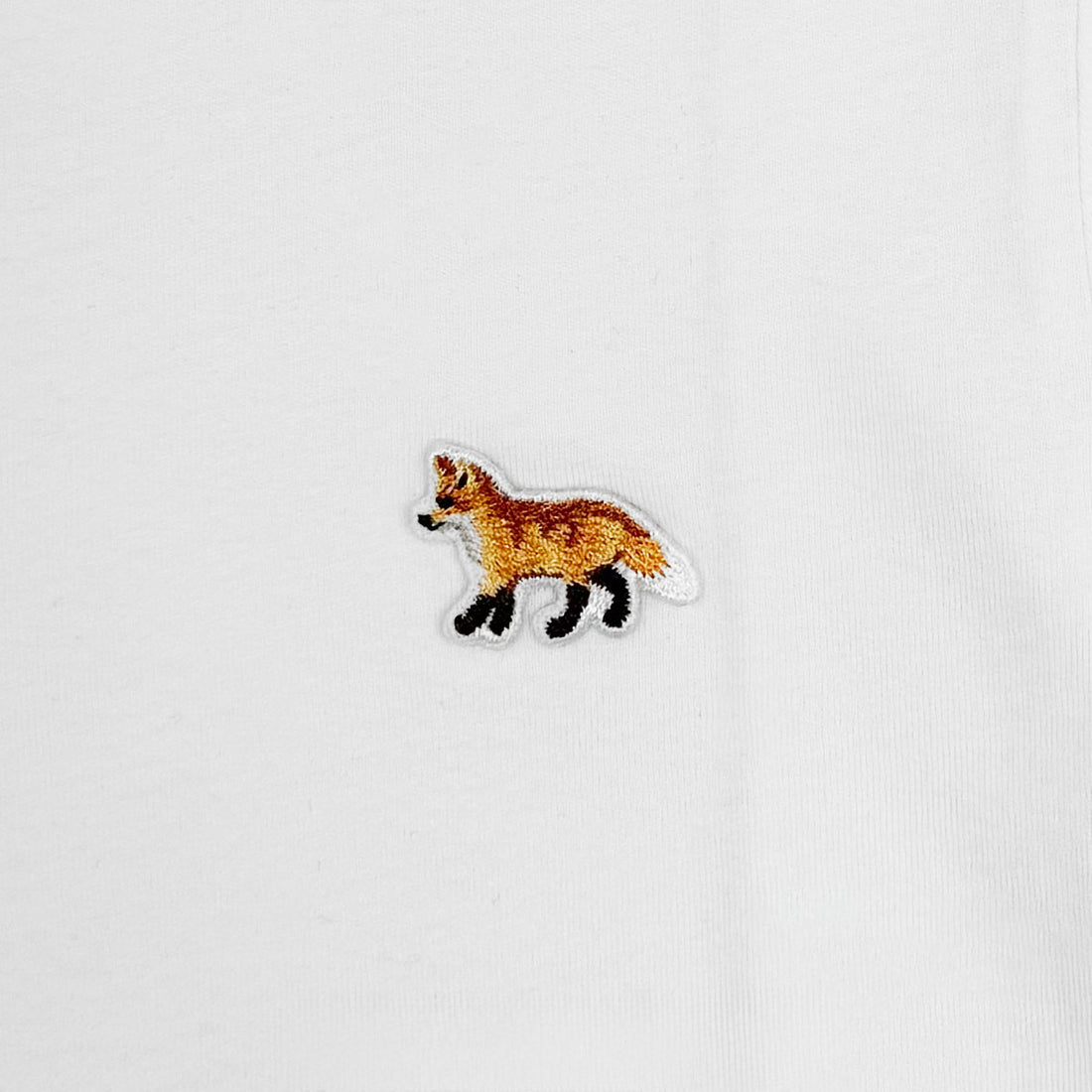 [MAISON KITSUNE]BABY FOX PATCH REGULAR TEE-SHIRT/WHITE(MW00110KJ0008)