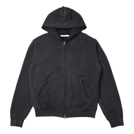 [NO MAINTENANCE] DARTED ZIP HOODIE / FADED BLACK (NM-0112-FB)