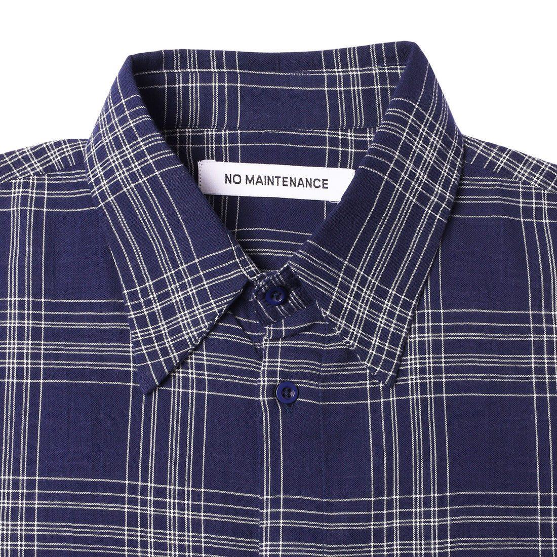 [NO MAINTENANCE] JAYNE OXFORD LS SHIRT / NAVY (NM-0221-N)