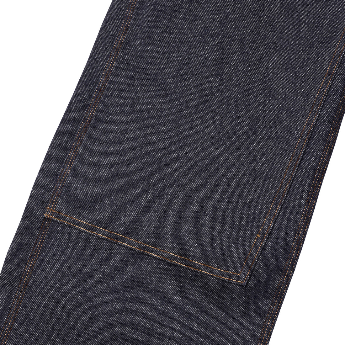 [NO MAINTENANCE] BAGGY DENIM DOUBLE KNEE / RAW BLUE (NM-0256-BU)