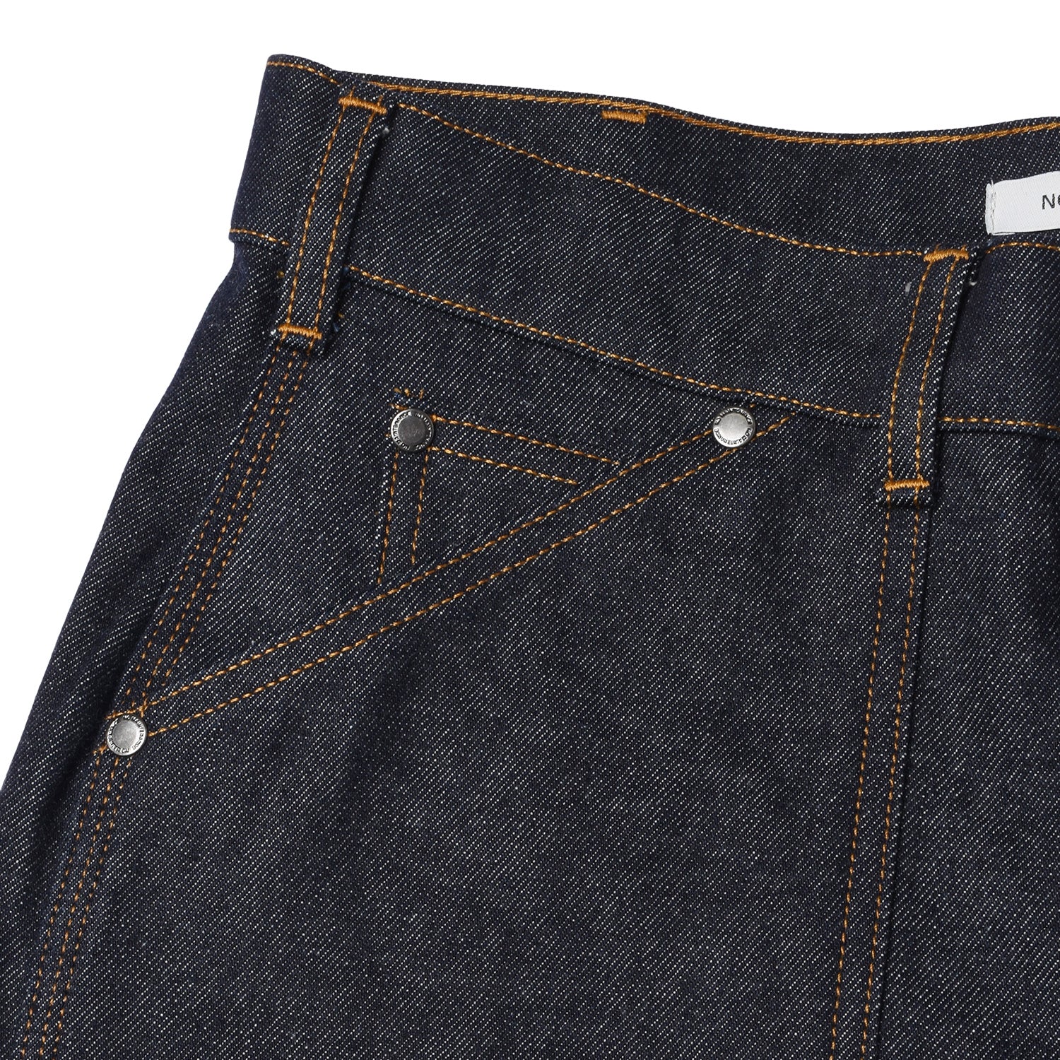 NO MAINTENANCE] BAGGY DENIM DOUBLE KNEE (NM-0256-BU) – R&Co.