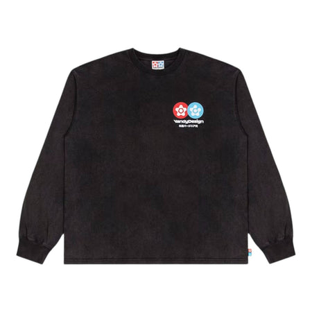 [VANDY THE PINK]Neo Classic Logo L/S/WASH BLACK(VD1078)