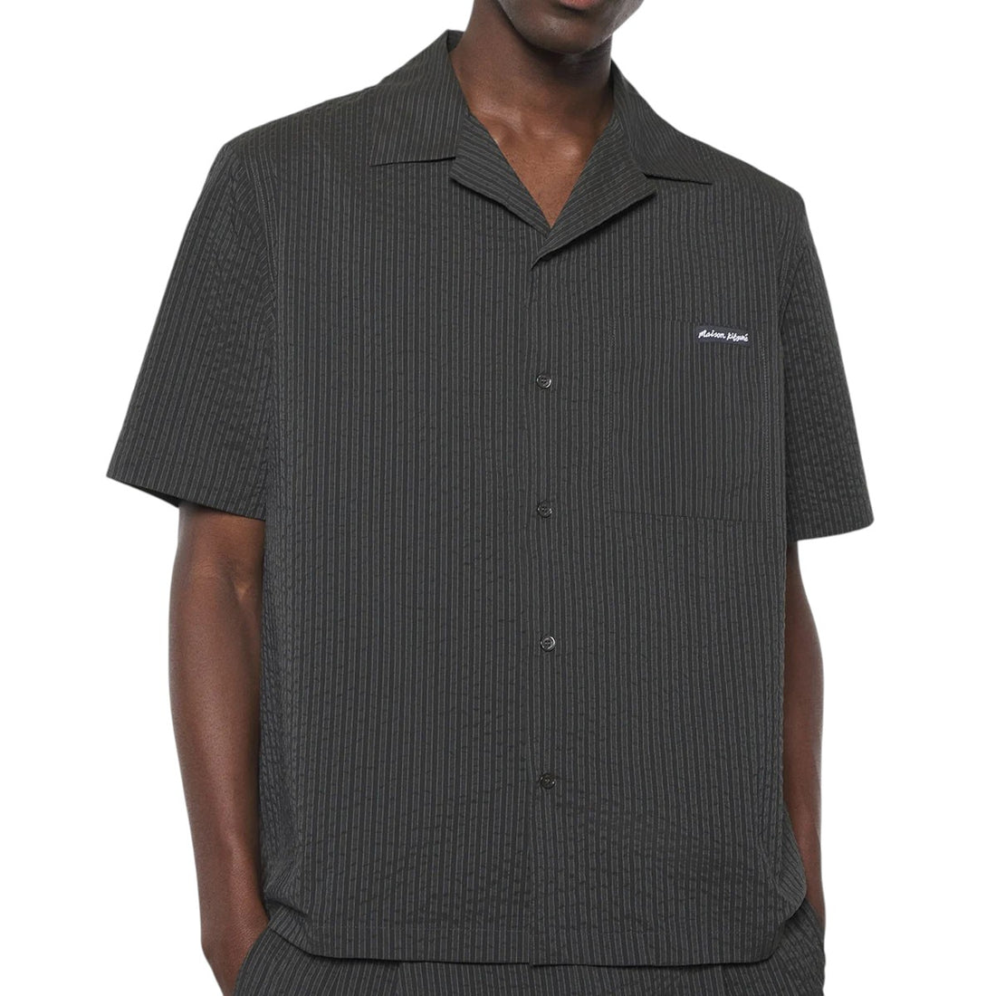 [MAISON KITSUNE]RESORT SHIRT/RANGER GREEN(OM00421WC5032)