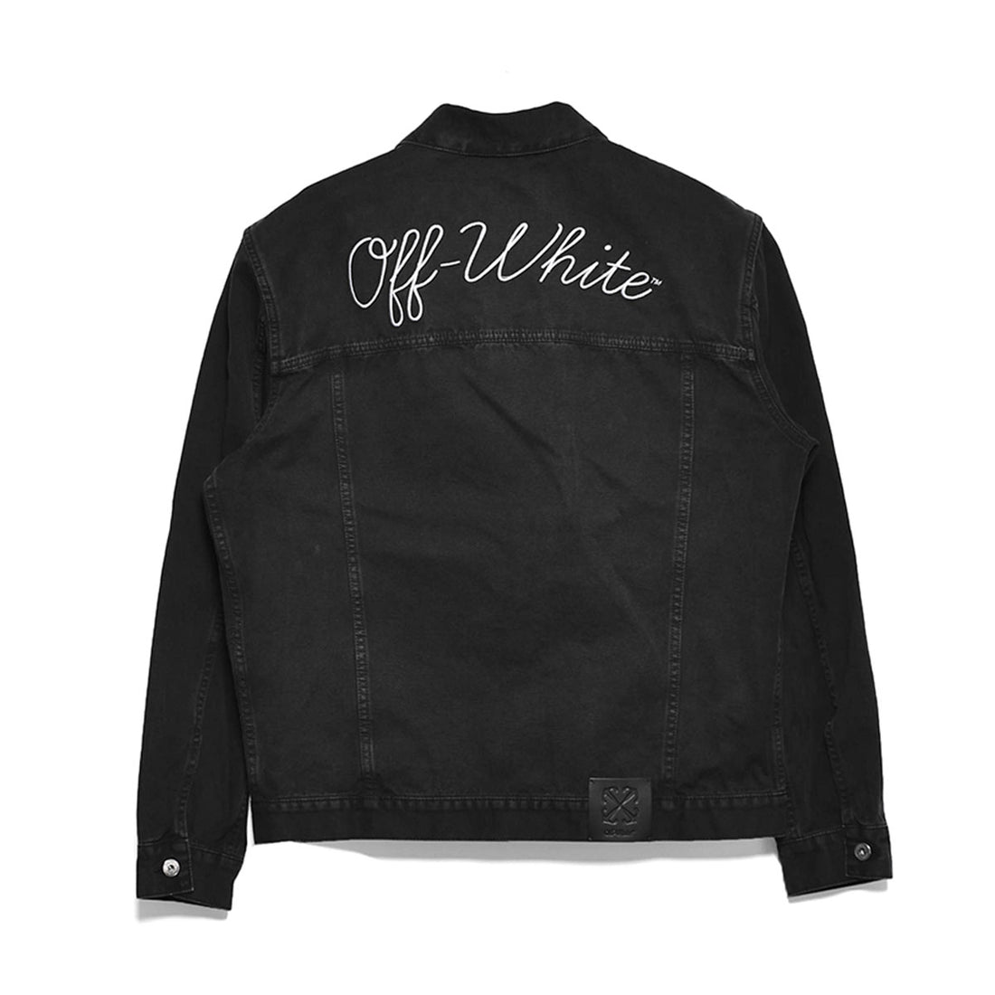 [Off-White]CANV VARSITY SKATE JKT/BLACK WHITE(OMER24-RTW0307)