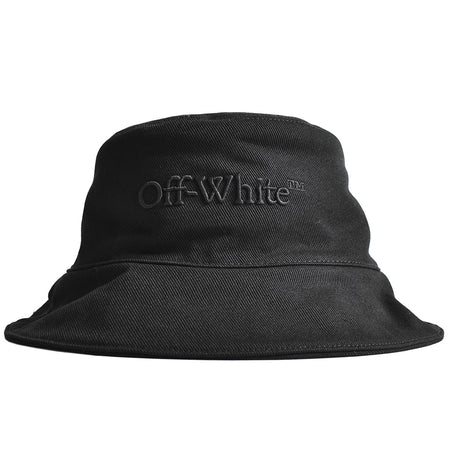[Off-White]DENIM BOOKISH BUCKET HAT/VINTAGE BLACK(OMLR24-RTW0462)