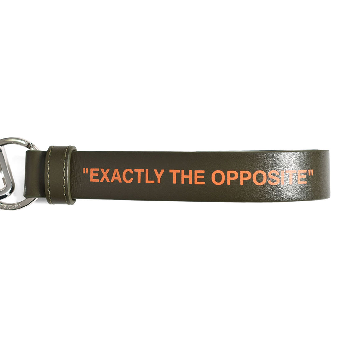[Off-White]QUOTE KEY RING MULTI/MILITARY(OMZS23-SLG0245)