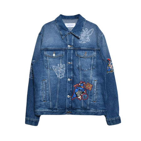 [Off-White]CHARACTER SKATE DEN JKT (OMYF24-RTW0485)